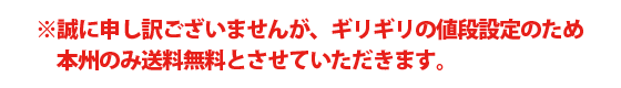 配送に関する注意