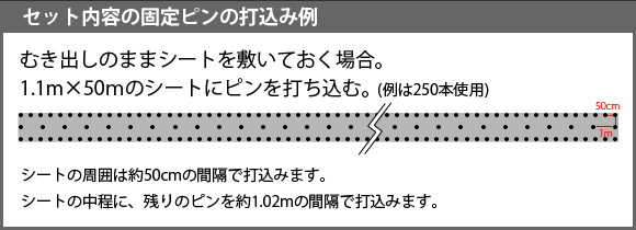 固定ピン打込み例